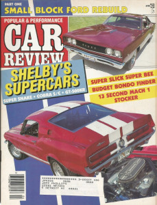 MUSCLE CAR REVIEW 1986 APR - GT350S, GT500KRs, HEMIs*